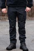 Чоловічий Костюм Убакс з липучками для шевронів + Штани з посиленими колінами чорний колір розмір 56 - зображення 8