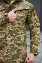 Мужская Куртка "М-65" рип-стоп с капюшоном и липучками для шевронов пиксель размер 4XL - изображение 3