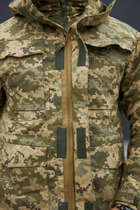 Мужская Куртка "М-65" рип-стоп с капюшоном и липучками для шевронов пиксель размер 3XL - изображение 8