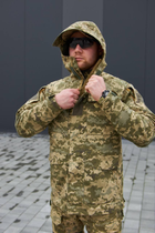 Мужская Куртка "М-65" рип-стоп с капюшоном и липучками для шевронов пиксель размер 3XL - изображение 15