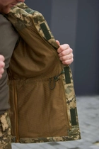 Чоловіча Куртка "М-65" ріп-стоп з капюшоном та липучками для шевронів піксель розмір S - зображення 10