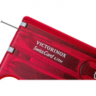 Ніж Victorinox SwissCard Lite Transparent Red (0.7300.T) - изображение 3