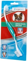 Szczoteczka do zębów dla psów BogaDent Ergo Dual Brush Dog Mini (7640118839555) - obraz 1