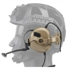 Активні захисні навушники Earmor M32H MARK3 ARC (CB) Coyote Brown з гарнітурою та кріпленням на шолом - изображение 4