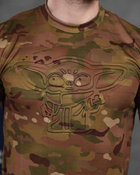 Армійська чоловіча потовідвідна футболка Йода (Yoda) 2XL мультикам (86479) - зображення 3