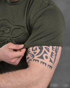 Армійська чоловіча потовідвідна футболка Йода (Yoda) 2XL олива (86478) - зображення 4
