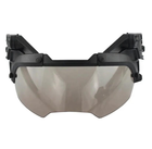 Тактичні фліп окуляри Vulpo з затемненим склом (Чорний) - зображення 1