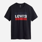 Koszulka męska bawełniana Levi's Sportswear Logo 39636-0050 L Czarna (5400970146718) - obraz 4