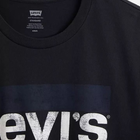 Koszulka męska bawełniana Levi's Sportswear Logo 39636-0050 M Czarna (5400970143557) - obraz 6