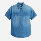 Koszula jeansowa męska Levi's Ss Relaxed Fit Western A5722-0006 L Niebieska (5401128013487) - obraz 5