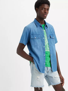 Koszula jeansowa męska Levi's Ss Relaxed Fit Western A5722-0006 S Niebieska (5401128013494) - obraz 3