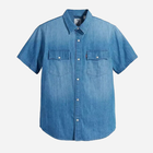 Koszula jeansowa męska Levi's Ss Relaxed Fit Western A5722-0006 S Niebieska (5401128013494) - obraz 5