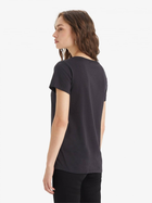 Футболка бавовняна жіноча Levi's Perfect Vneck 85341-0003 L Caviar (5400816656197) - зображення 2