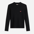 Лонгслів довгий жіночий Levi's Rib Crew Sweater A0719-0000 M Caviar (5400970450136) - зображення 5