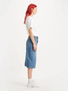 Spódnica jeansowa damska midi Levi's Side Slit Skirt A4711-0000 26 Niebieska (5401105466039) - obraz 4