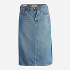 Spódnica jeansowa damska midi Levi's Side Slit Skirt A4711-0000 25 Niebieska (5401105466022) - obraz 7