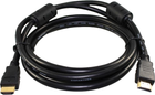 Kabel Reekin HDMI - HDMI Ferrit Full HD 5 m Black (HDMI-027-5M) - obraz 1