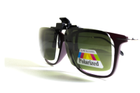Полярізаційна накладка на окуляри (чорна) - изображение 6