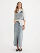 Spódnica jeansowa damska długa Levi's Ankle Column Skirt A7512-0000 28 Granatowa (5401128874590) - obraz 5