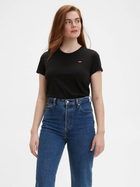 Koszulka damska bawełniana Levi's Perfect Tee 39185-0008 XS Czarna (5400599010681) - obraz 1