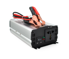 Інвертор напруги CJ-500Q (DC:250W), 12 - 220V з апроксимованою синусоїдою, 1 універсальна розетка, крокодили, BOX