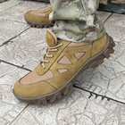 Кроссовки мужские тактические сетка ВСУ (ЗСУ) 7103 42 р 27 см коричневые - изображение 1