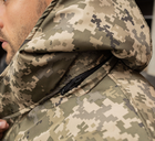 Куртка-бушлат військова чоловіча тактична плащівка ЗСУ Піксель 8529 50 розмір - зображення 6