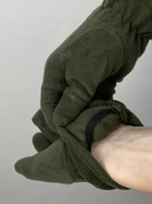 Перчатки флисовые ВСУ (ЗСУ) TTX Fleece POLAR-240 LE-2605 оливковые - изображение 2