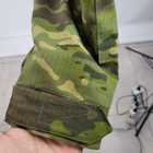 Рубашка мужская военная тактическая с липучками ВСУ (ЗСУ) Ubaks Убакс 20221840 7248 L 50 р зеленая - зображення 8