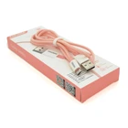 Кабель iKAKU KSC-723 GAOFEI для умной зарядки для micro USB розовый длина 1 м ток 2.4A
