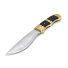 Нож для кемпинга SC-8114, Steel + black wood, Чехол - изображение 1