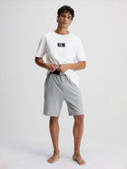 Футболка бавовняна довга чоловіча Calvin Klein Underwear 000NM2399E-100 M Біла (8720107554276) - зображення 3