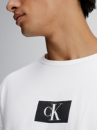 Футболка бавовняна довга чоловіча Calvin Klein Underwear 000NM2399E-100 XL Біла (8720107554290) - зображення 4