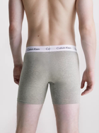 Набір трусів шорт чоловічих бавовняних Calvin Klein Underwear 000NB1770A-MP1 L 3 шт Сірий/Чорний/Білий (8719115052768) - зображення 3