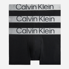 Zestaw majtek bokserek męskich bawełnianych Calvin Klein Underwear 000NB3130A-7V1 S 3 szt. Czarny (8719855387229) - obraz 1
