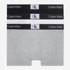 Набір трусів шорт чоловічих бавовняних Calvin Klein Underwear 000NB3528A-6H3 S 3 шт Сірий/Чорний/Білий (8720107557680) - зображення 1