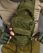Тактична сумка нагрудна paracord oliva - зображення 3