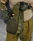 Тактична сумка нагрудна paracord oliva - зображення 6