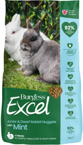 Корм для кроликів Burgess Junior and Dwarf Rabbit Nuggets with Mint 3 кг (5023861001684) - зображення 1