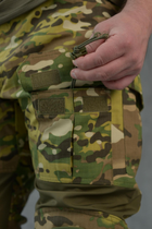 Тактический костюм Куртка парка и брюки с наколенниками цвет мультикам размер 3XL - изображение 5