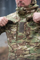 Тактичний костюм Куртка парка та штани з наколінниками колір мультикам розмір S - зображення 7