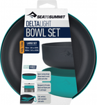 Набір посуду Sea To Summit DeltaLight Bowl Set Pacific Blue/Charcoal S (STS AKI2008--05042102)