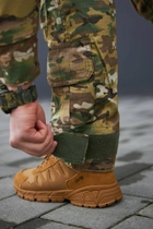 Тактические мужские брюки с наколенниками мультикам размер M - изображение 4