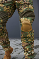 Тактические мужские брюки с наколенниками мультикам размер XL - изображение 11