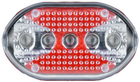 Zestaw lamp rowerowych DPM LED/COB SP0502 (5906881209653) - obraz 7
