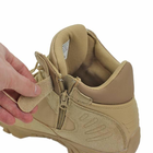 Військово-тактичні черевики Sand Khaki демісезонні водонепроникні розмір 45 - зображення 10