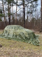 Маскировочная сетка 2х3м для автомобиля, пикапа, внедорожника и техники "Листья зелёные №2" - изображение 4