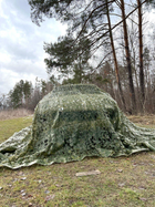 Маскировочная сетка 4х6м для автомобиля, пикапа, внедорожника и техники "Листья зелёные №2" - изображение 7