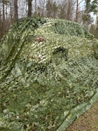 Маскировочная сетка 3х4м для автомобиля, пикапа, внедорожника и техники "Листья зелёные №2" - изображение 7