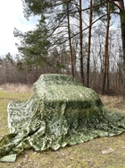 Маскировочная сетка 3х4м для автомобиля, пикапа, внедорожника и техники "Листья зелёные №2" - изображение 8